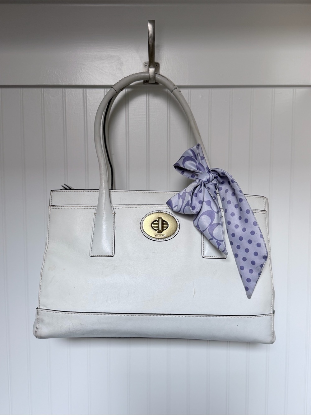Vintage Coach Madeline Large Leather Tote #11554